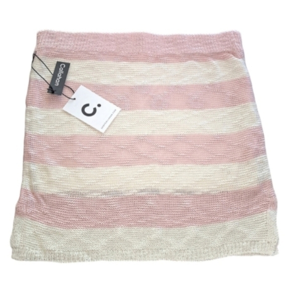 Callahan X Revolve Genny Mini Skirt Fuzzy Knit Pull-On Large - Picture 3 of 10